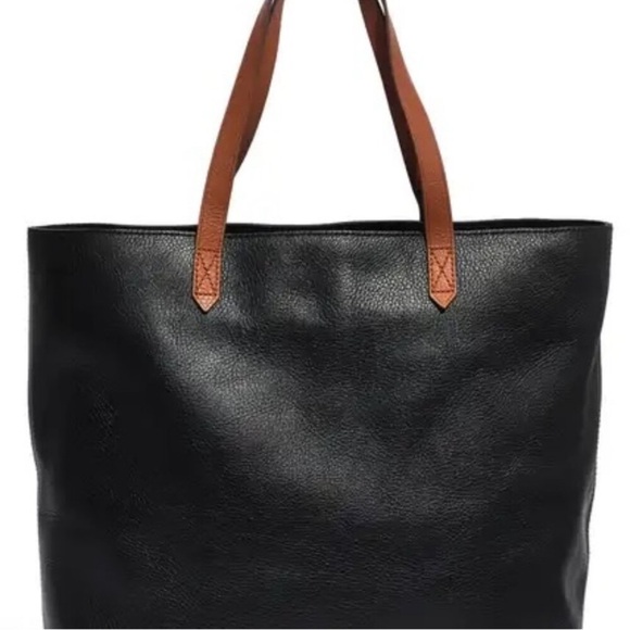 Madewell Leather Tote Black - Picture 3 of 13